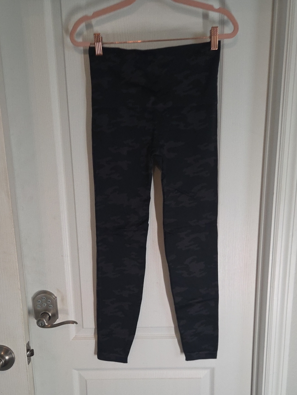 SPANX Black Camo High-Waist Leggings